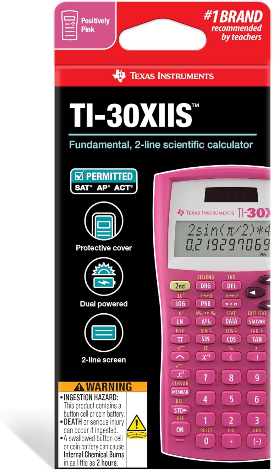 image:imageTI30XIIS Scientific Calculator Lavender LimitsPink