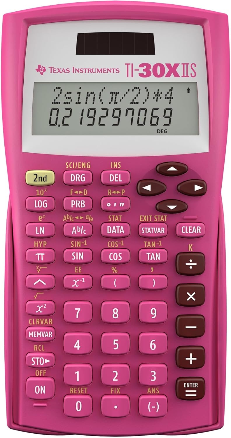 image:imageTI30XIIS Scientific Calculator Lavender LimitsPink