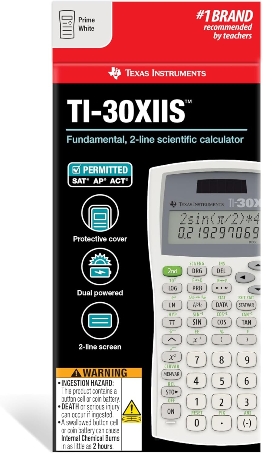 image:imageTI30XIIS Scientific Calculator Lavender LimitsWhite