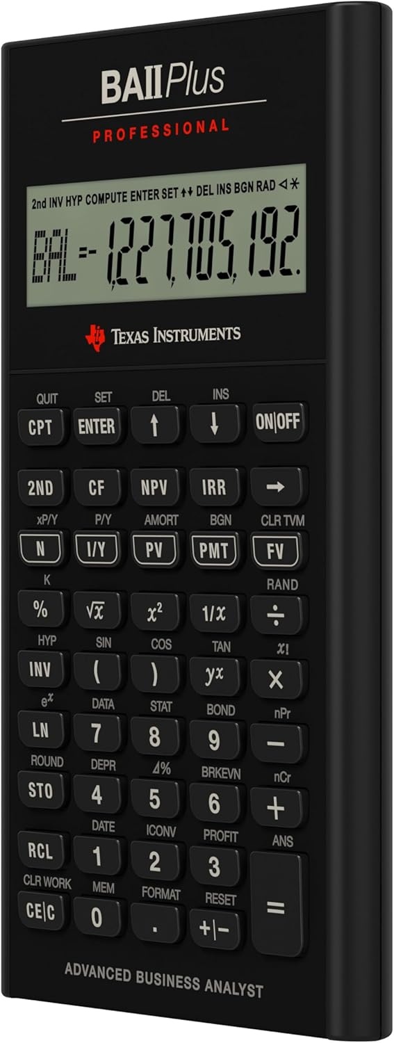 image:imageTexas Instruments BA II Plus Professional Financial Calculator