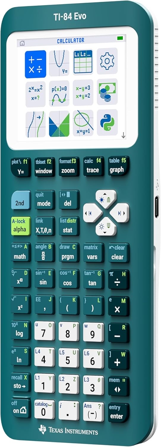 image:imageTexas Instruments Graphing CalculatorGreen Teal