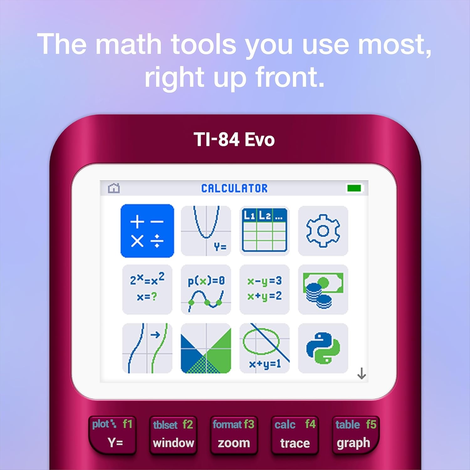 image:imageTexas Instruments Graphing CalculatorOther Raspberry Metallic