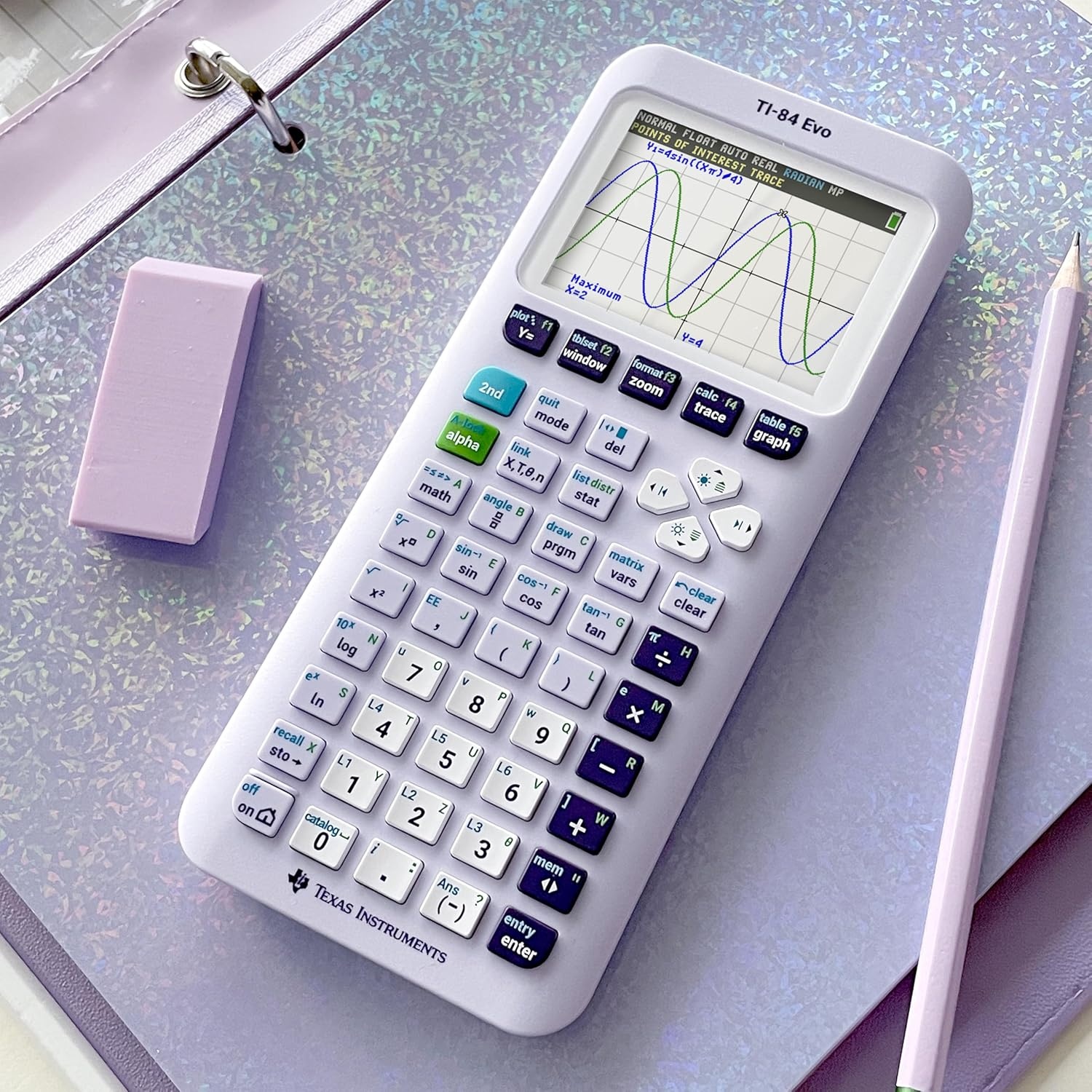 image:imageTexas Instruments Graphing CalculatorPurple Lavender