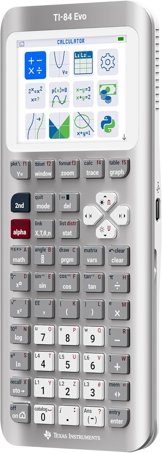 image:imageTexas Instruments Graphing CalculatorSilver Metallic Silver