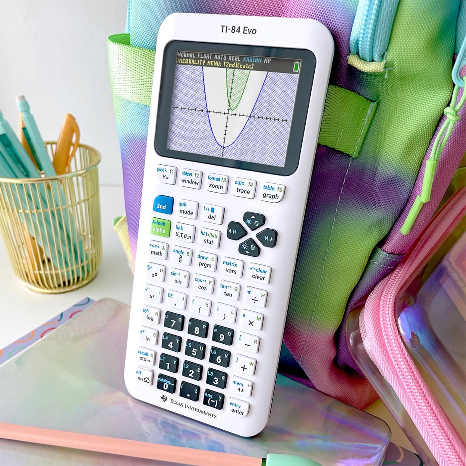 image:imageTexas Instruments Graphing CalculatorWhite
