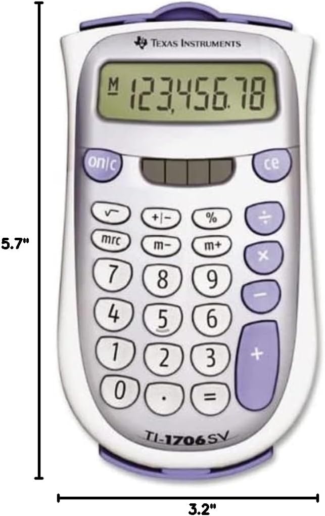 image:imageTexas Instruments TI1706 SV Standard Function Calculator1 Pack