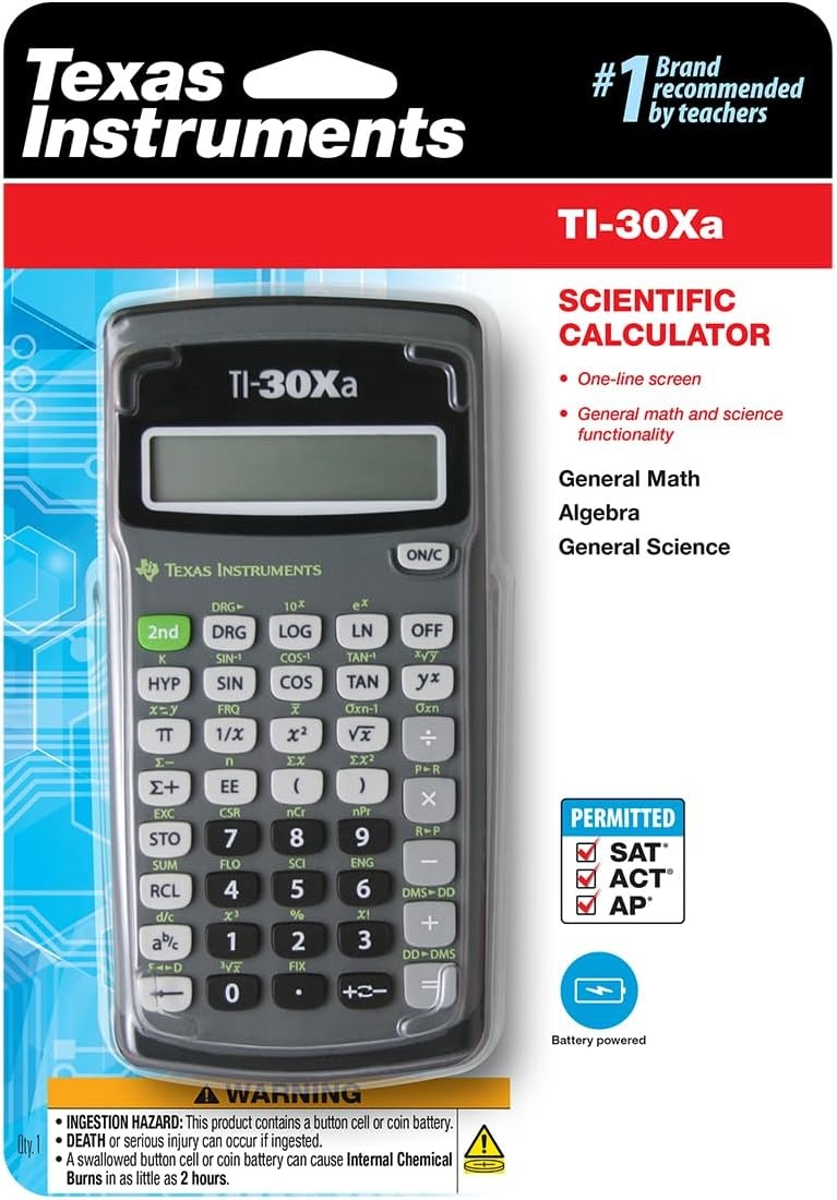 image:imageTexas Instruments TI30Xa Scientific Calculator