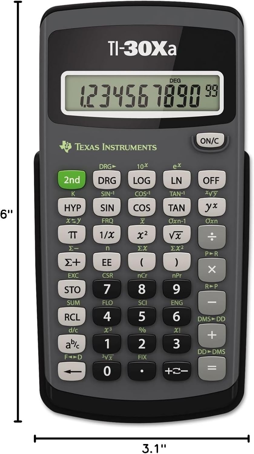 image:imageTexas Instruments TI30Xa Scientific Calculator