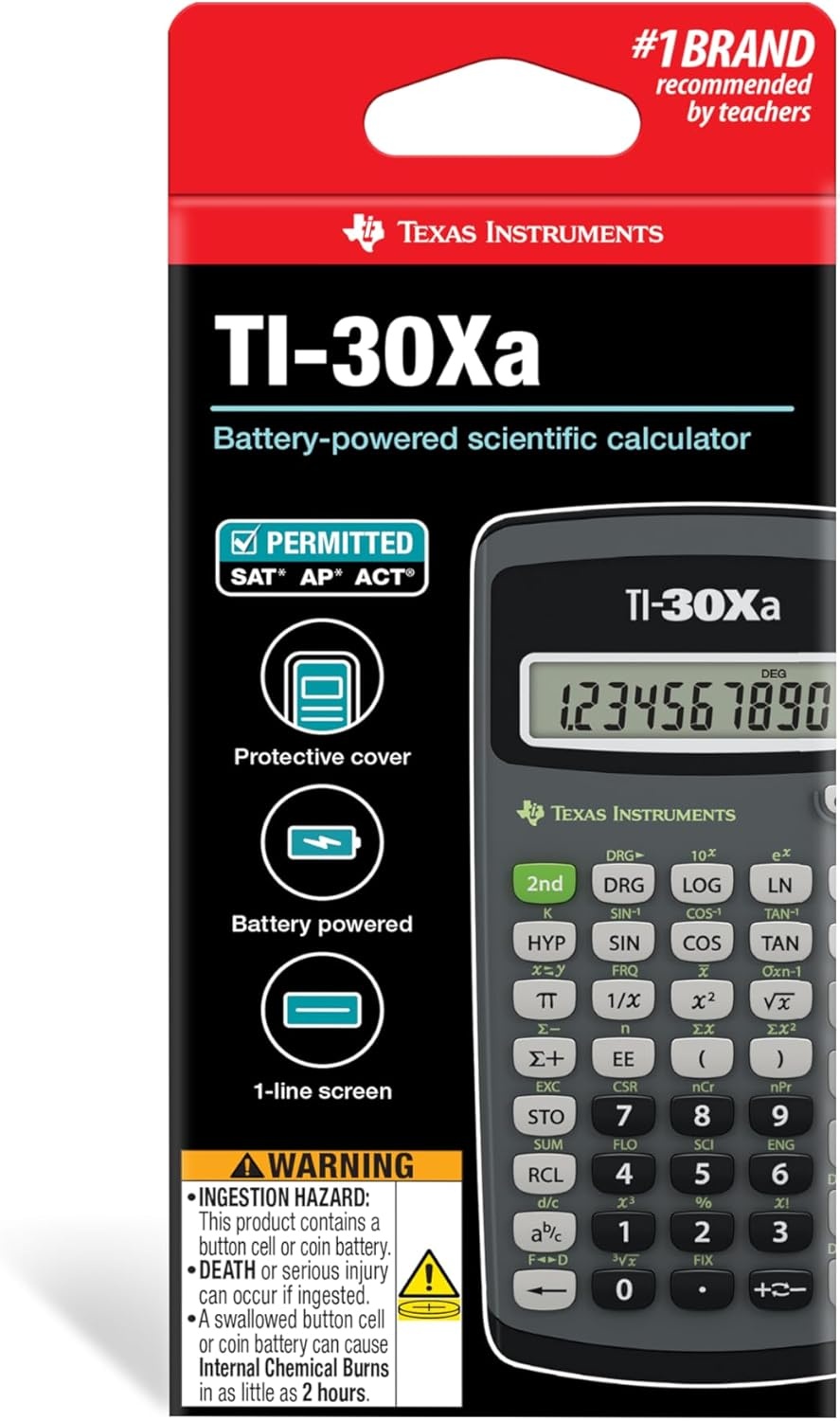 image:imageTexas Instruments TI30Xa Scientific Calculator