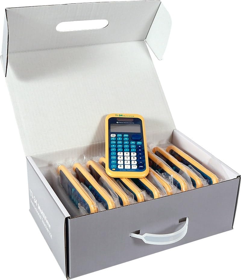 image:imageTexas Instruments TI34 MultiView Scientific CalculatorBlue Yellow