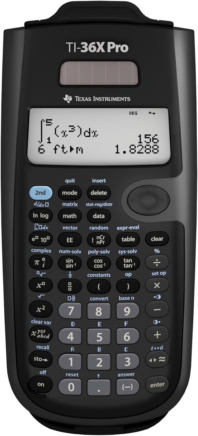 image:imageTexas Instruments TI36X Pro EngineeringScientific Calculator 97 Inch Black