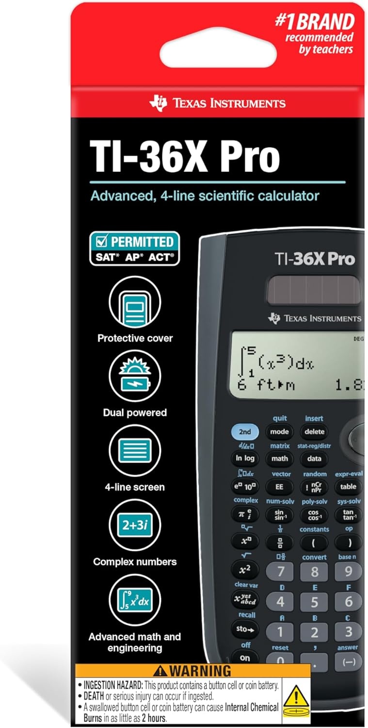 image:imageTexas Instruments TI36X Pro EngineeringScientific Calculator 97 Inch Black