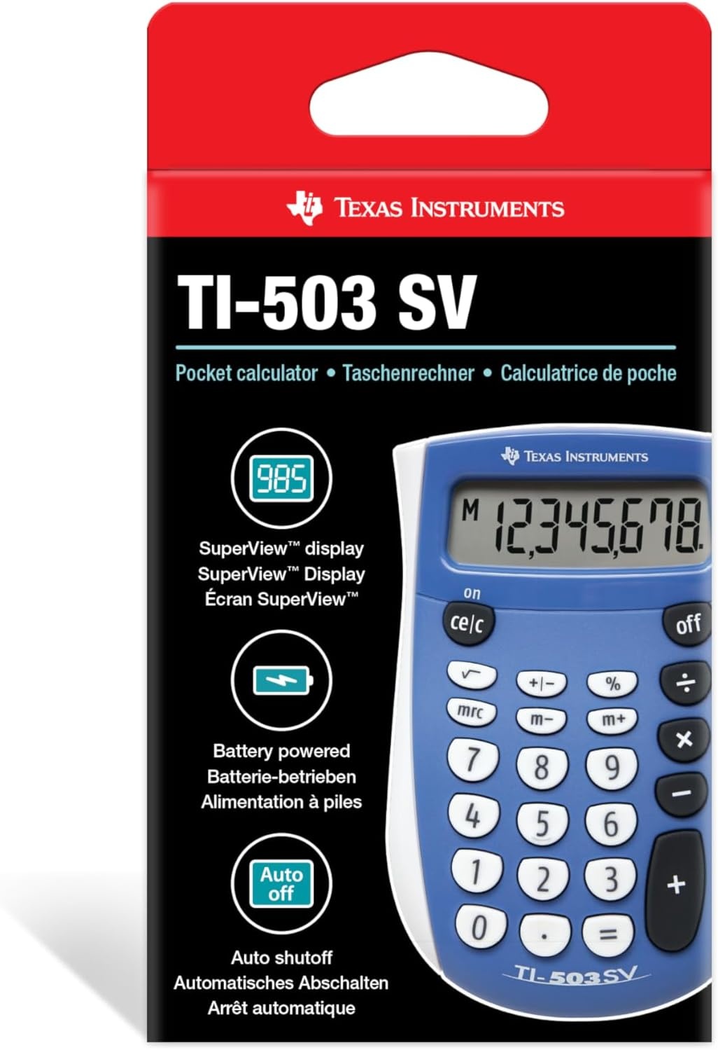 image:imageTexas Instruments TI503 SV Standard Function Calculator1 Count Pack of 1