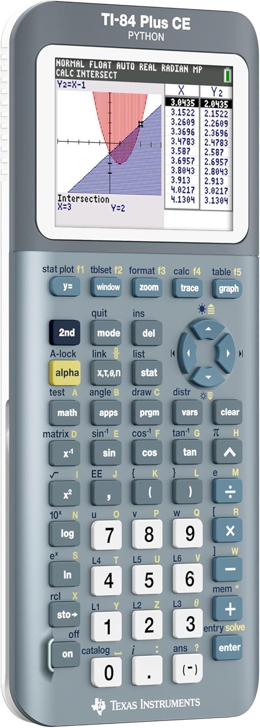 image:imageTexas Instruments TI84 Plus CE Color Graphing Calculator BlackFractal Frost