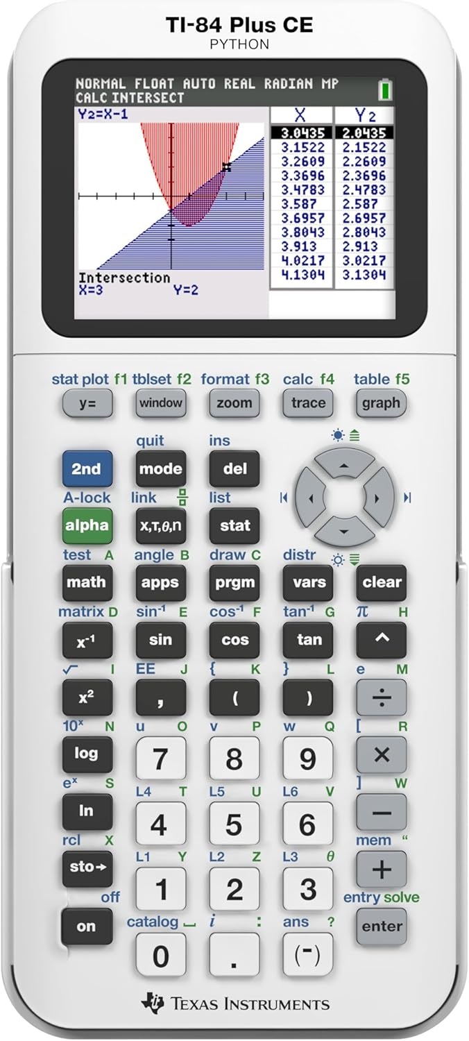 image:imageTexas Instruments TI84 Plus CE Color Graphing Calculator BlackWhite