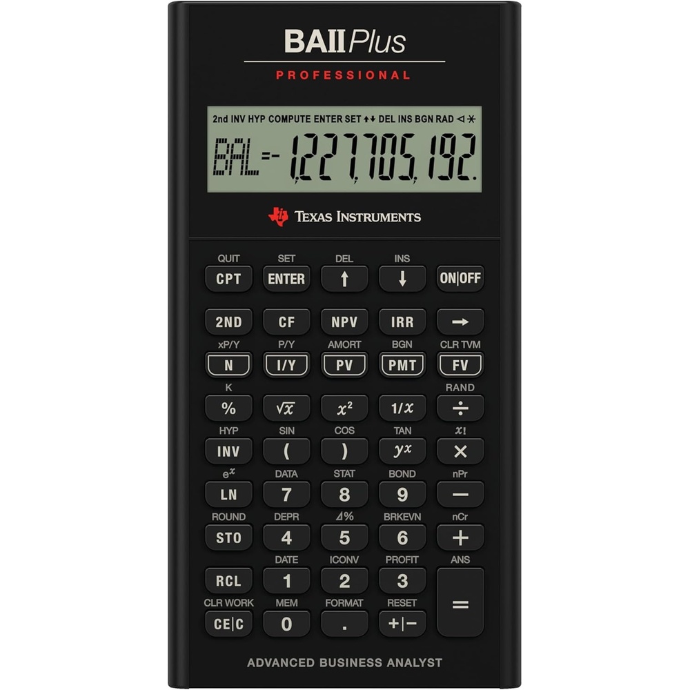 image:imageTexas Instruments BA II Plus Professional Financial Calculator