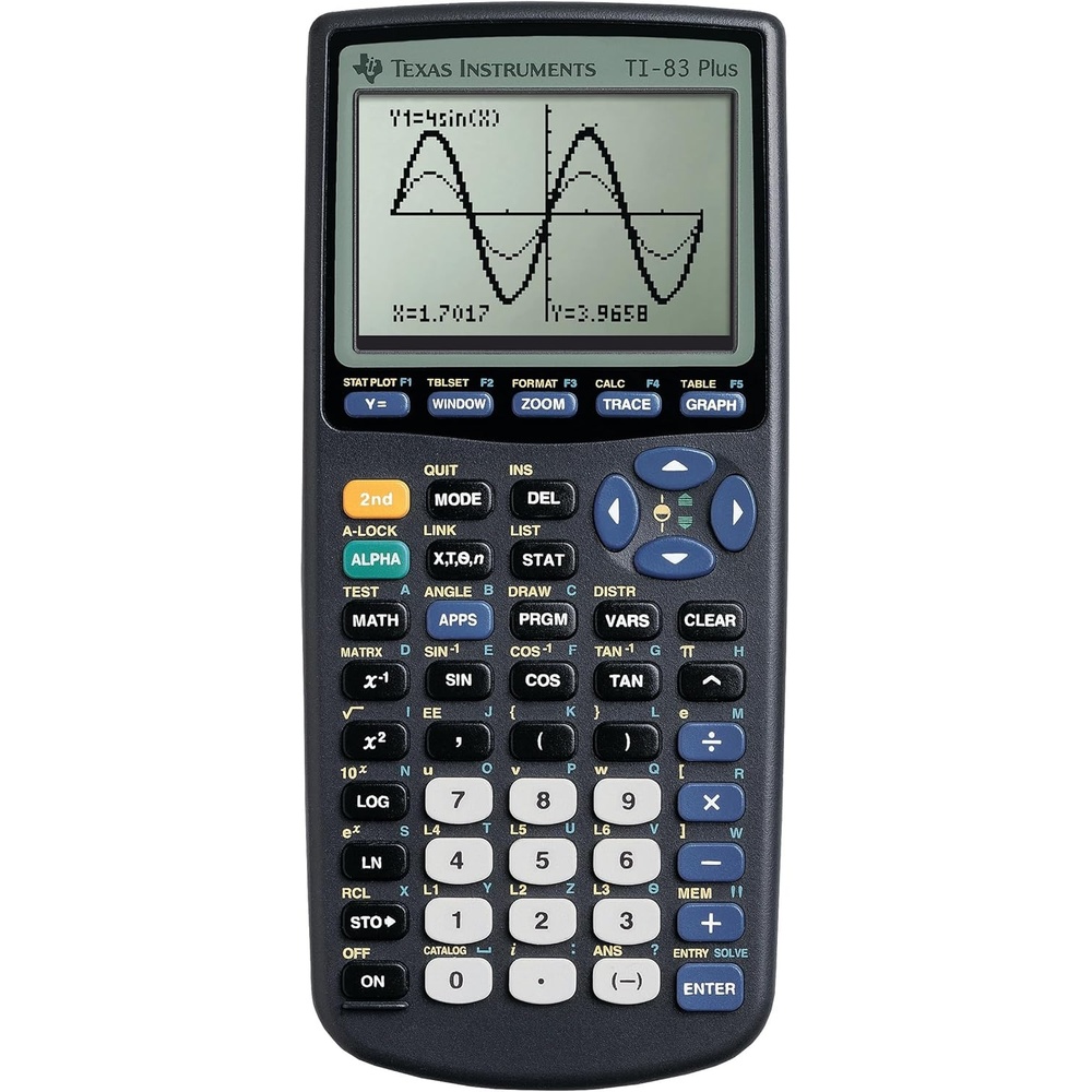 image:imageTexas Instruments TI83 Plus Graphing Calculator Gray Standard