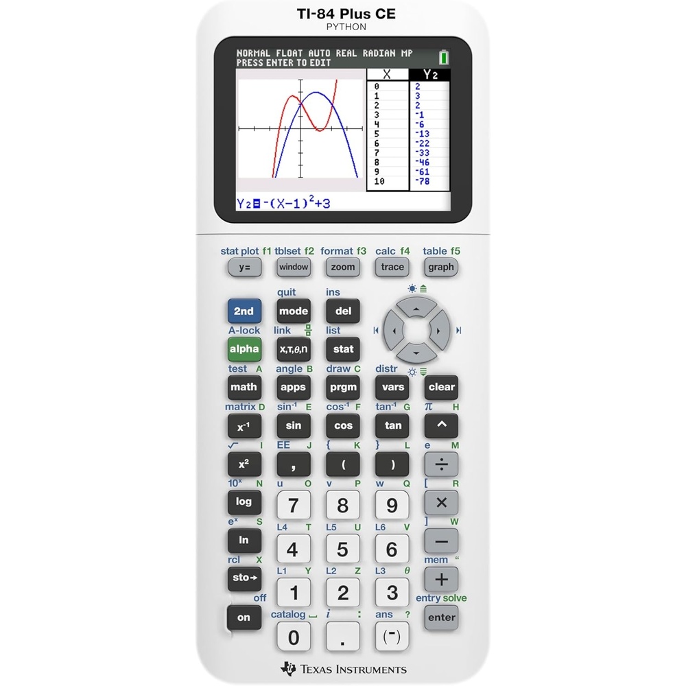 image:imageTexas Instruments TI84 Plus CE Color Graphing Calculator BlackWhite