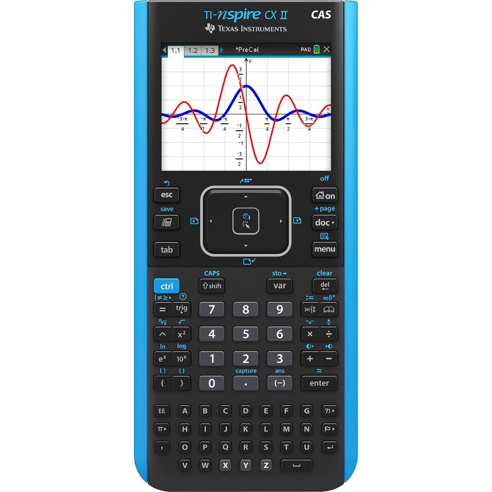 image:imageTexas Instruments TINspire CX II CAS Color Graphing Calculator with Student Software PCMac