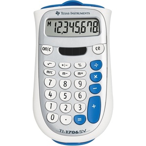Texas Instruments TI-1706 SV Standard Function Calculator(1 Pack)