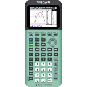 Texas Instruments TI-84 Plus CE Color Graphing Calculator, Black(Mint)