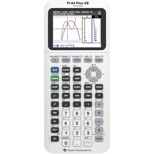 Texas Instruments TI-84 Plus CE Color Graphing Calculator, Black(White)