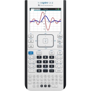 Texas Instruments TI-Nspire CX II Color Graphing Calculator with Student Software (PC/Mac) White 3.54 x 7.48